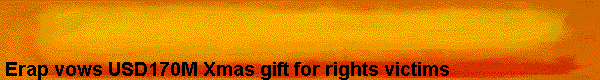  Erap vows USD170M Xmas gift for rights victims 